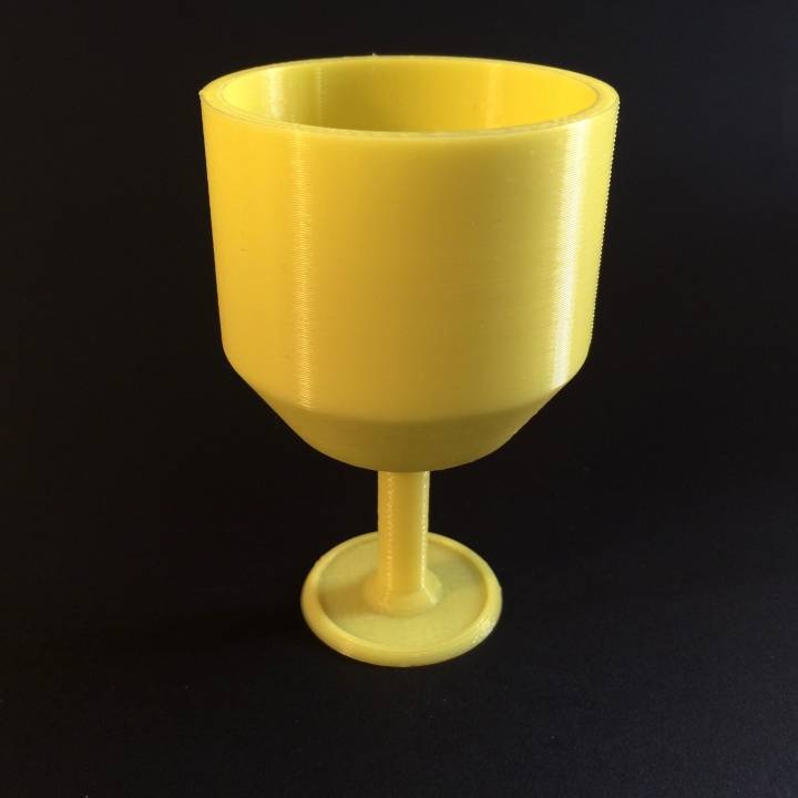 vino vaso jardín copa 3D print model - Mito3D