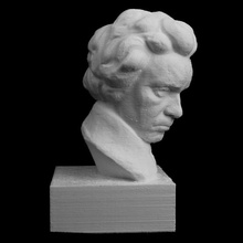 beethoven collection lincoln uk scan bust sculpture marble composer classicalmusic lincoln-collection 3d print model - Mito3D