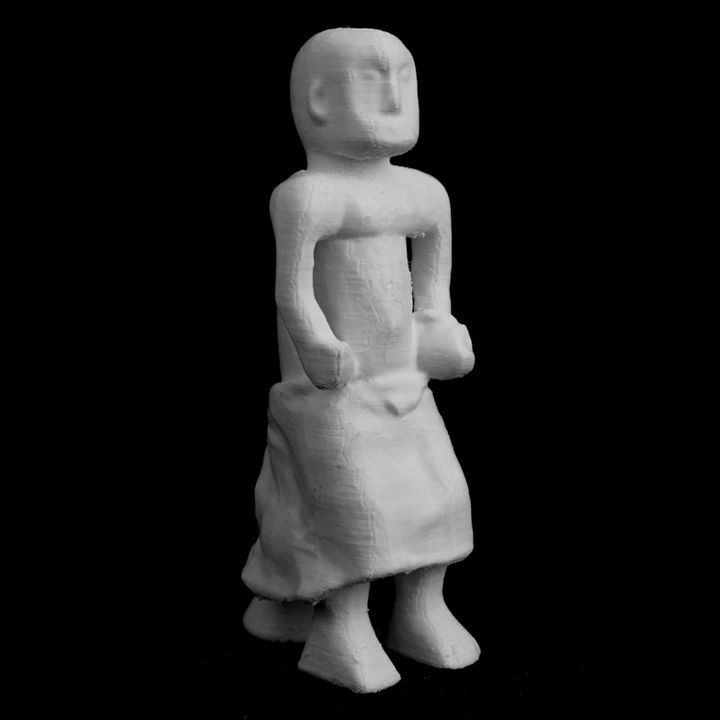 nigerian figurine sculpture collection lincoln uk scan africa lincoln-collection 3D print model - Mito3D