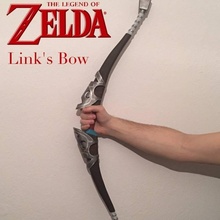 Links Bogen Legende Zelda Requisiten Cosplay Nintendo Verknüpfung 3d print model - Mito3D