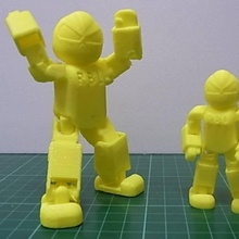 rbl robot fan art boxing 3d print model - Mito3D