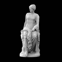 euterpe scansione romano marmo cast copia 3d print model - Mito3D