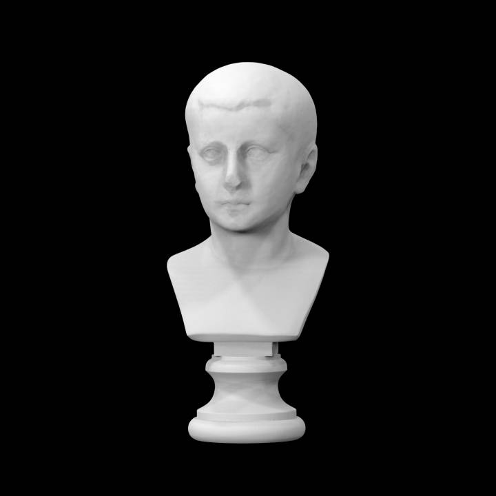 portrait gordian iii scan bust man roman 3D print model - Mito3D