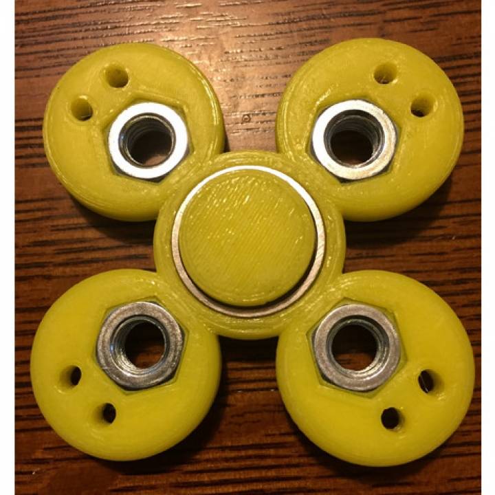 omg surprise hex nut fidget spinner customizer toys & games fidgetspinner 3D print model - Mito3D