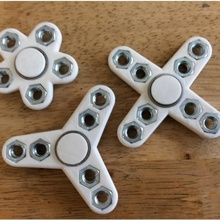 Customizável inquietação spinner brinquedos jogos fidget 3d print model - Mito3D