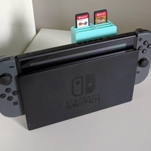 nintendo switch cartridge holder dock stand - 6 slot gadgets & electronics videogame nintendoswitch 3d print model - Mito3D