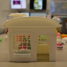 flower house model toys & games garden 3d print model - Mito3D
