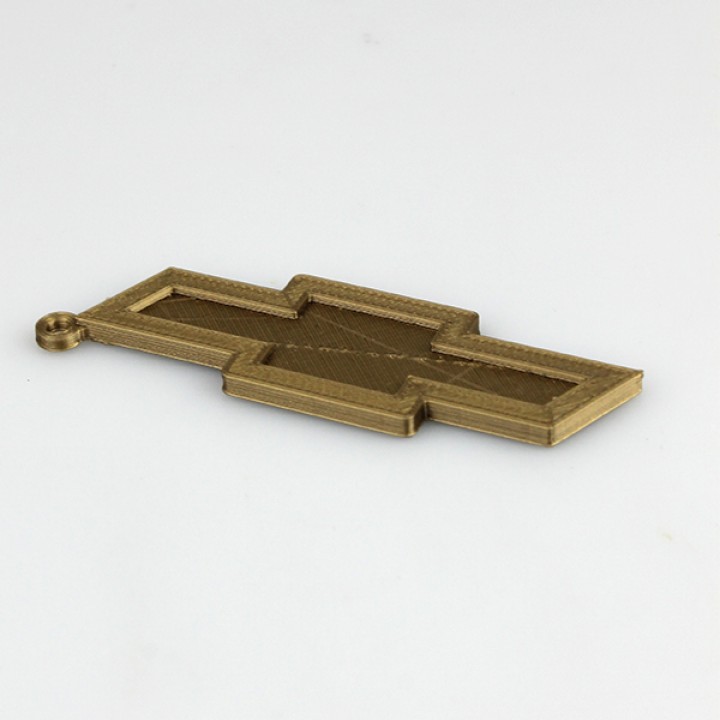 chevrolet logosu Anahtarlık kolye sanat hayranı araba anahtar otomobil 3D print model - Mito3D