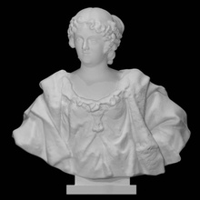 bust marie casimire scan 3d print model - Mito3D