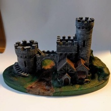 custode cancello tavolo edificio decorazione medievale struttura miniatura castello Villetta 3d print model - Mito3D