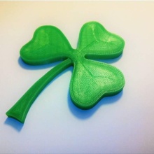 irlandesi st patrick's trifoglio giardino Accessori accessorio verde foglia patrick patricks giorno 3d print model - Mito3D