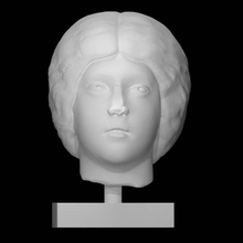 retrato crispina Varredura romano 3d print model - Mito3D