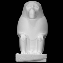 scimmia scansione animale scultura isis granito 3d print model - Mito3D