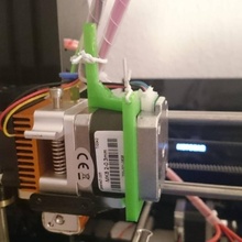 Prusa i3 Extruder Kabel Fixierung bauen 3d Drucker geeetech 3d print model - Mito3D