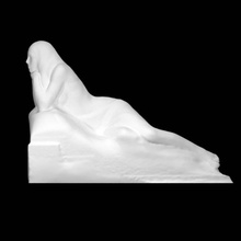 italian grave memorial woman scan 3d print model - Mito3D