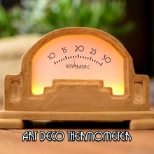 arte deco termometro arduino giardino Fai elettronica art Deco analogico 3d print model - Mito3D