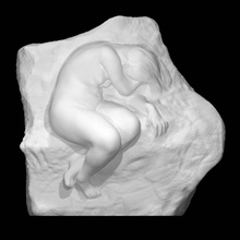 eva scansione marmo 3d print model - Mito3D