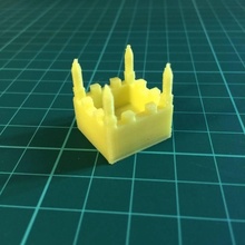 castillo mesa 3d print model - Mito3D