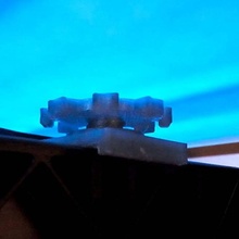 replicator 2 build plate stabilzers 3d printer prints corners lifting warped warping 3d print model - Mito3D