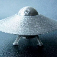 OVNI filage extérieur disque jouets Jeux avion extraterrestre modèle espace vaisseau spatial jouet véhicule tournant 3d print model - Mito3D