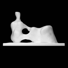 reclinado figura mão Varredura mulher corpo 3d print model - Mito3D