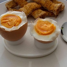 gekocht Server ordentlich hält Teile Schnitt gegessen Garten Halter Unterstützung Frühstück Container Tasse Eier praktisch aufgeräumt Tablett einzigartig Snack Toast 3d print model - Mito3D