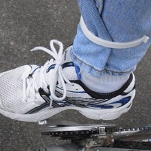 vélo pantalon clips s'arrête jeans pris chaîne sports Extérieur bicyclette Facile argent sécurité cycle pratique enregistrer Coût 3d print model - Mito3D