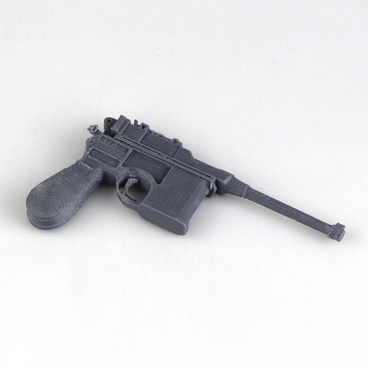 mauser c96 props & cosplay gun german replica 3D print model - Mito3D