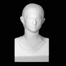 bust charioteer scan man 3d print model - Mito3D
