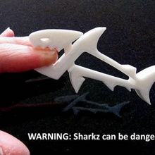 sharkz fun multipurpose clips holders pegs moving jaws bite & garden holder print animals cartoon clip container easy fish kitchen movie notes office peg quick shark simple spring stationery unique clamp novelty fastener designer note smart memo practical 3d print model - Mito3D