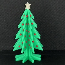 Noel ağaç kişisel mini 3 boyutlu basılı renkli dekorasyonlar Bahçe dekorasyon kolay mevsimlik bağlantılar festival klipler tatil 3d print model - Mito3D