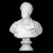 bust commodus scan 3d print model - Mito3D