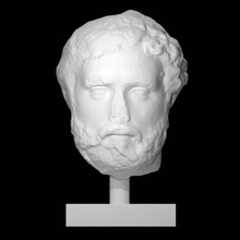 antonius pio Varredura cabeça homem 3d print model - Mito3D