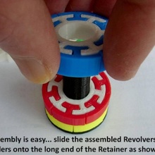 revolver kolay Yazdır zorlayıcı çözmek oyuncaklar oyunlar küp eğlence oyun hediye Matematik parçalar bulmaca basit zaman oyuncak benzersiz ev halkı hareketli tasarımcı zihin Rubik 3d print model - Mito3D