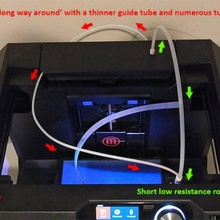 5 Generation Replikator Filament Futter reduziert Fütterung Widerstand bauen 3d Drucker Spule Makerbot leiten Extruder Clever Extrusion Halter Unterstützung 3d print model - Mito3D