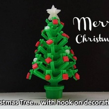 mini Navidad árbol gancho decoraciones jardín increíble decoración decorativo divertido oficina ornamento único casa novedad festivo diseñador fiesta temporada 3d print model - Mito3D