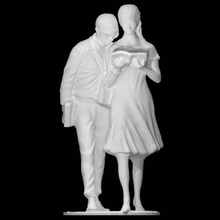lettura studenti scansione scultura bronzo russo contemporaneo pubblico 3d print model - Mito3D
