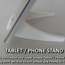 tablet phone stand gadgets & electronics christmas holder iphone print android apple easy gadget galaxy gift handy ipad mobile office samsung simple smartphone unique household organisation designer birthday organization compact huawei tab 3d print model - Mito3D