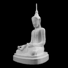 healer buddha british museum london scan sculpture gilded asia britishmuseum 19thcentury healerbuddha 3d print model - Mito3D