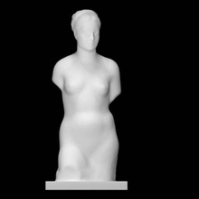 mutilated woman scan marble 3d print model - Mito3D