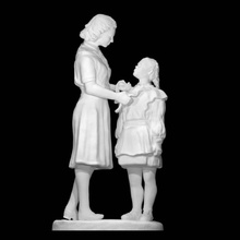 mother daughter scan 3d print model - Mito3D