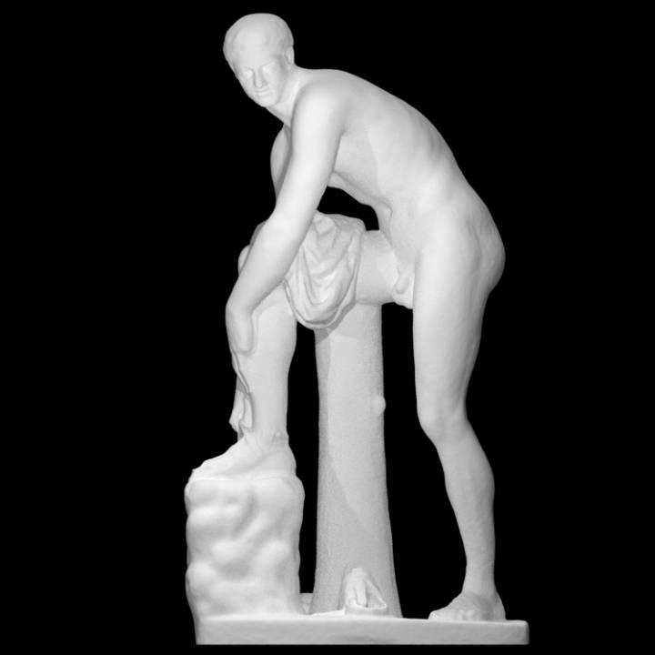 Hermes sandalias escanear Dios cuerpo completo 3D print model - Mito3D