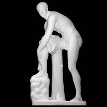 Hermes sandalias escanear Dios cuerpo completo 3d print model - Mito3D