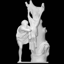 adam ovma hayvan taramak heykel ovmak 3d print model - Mito3D