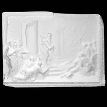 metello saves statue pallas scan man woman relief fullbody 3d print model - Mito3D