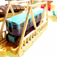 Ferrovia ponte brinquedos jogos trem ikea estrada ferro brio zug 3d print model - Mito3D