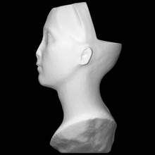 head woman scan bust sculpture octavia 3d print model - Mito3D