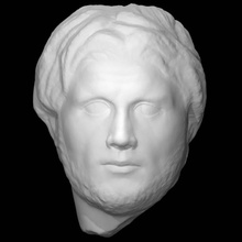 Diphilus Scan Büste Kopf Skulptur Marmor 3d print model - Mito3D