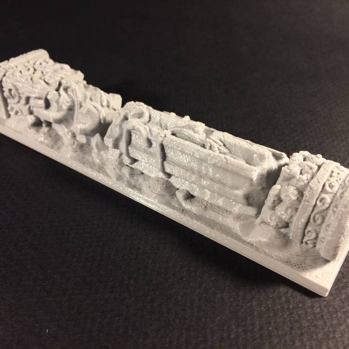 Royaume mort colonne table 3D print model - Mito3D