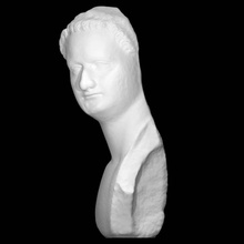 Porträt Domitian Scan Büste Skulptur Marmor Kaiser 3d print model - Mito3D